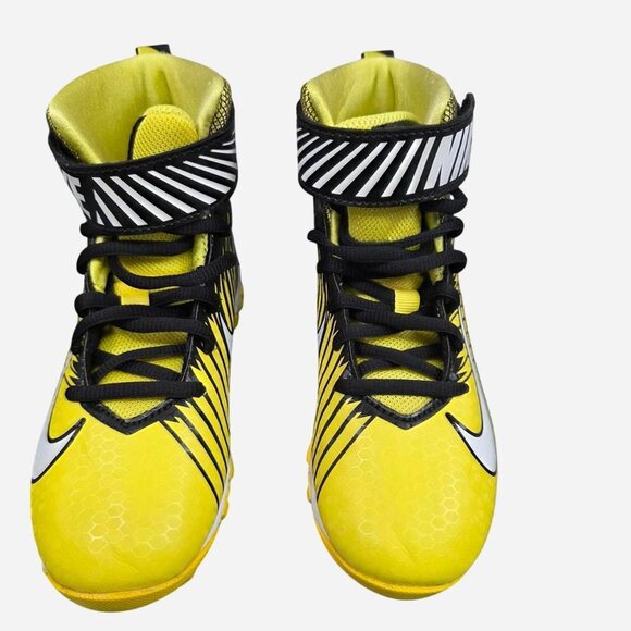 Nike Youth Strike Shark BG Yellow Football Cleats, Size: 12C - Picture 3 of 7